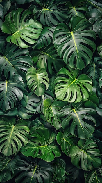 Foto planta verde com folhas grandes de perto