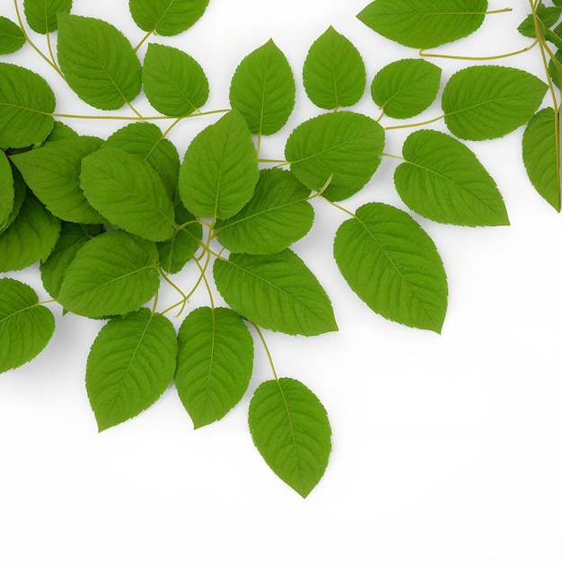 planta verde em fundo branco