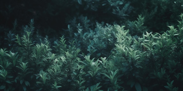 Una planta verde con la palabra bosque