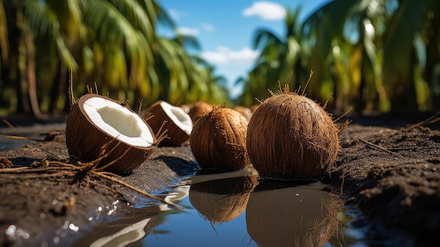 Plantación de coco