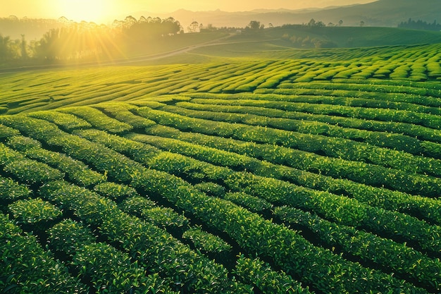 Plantación de té