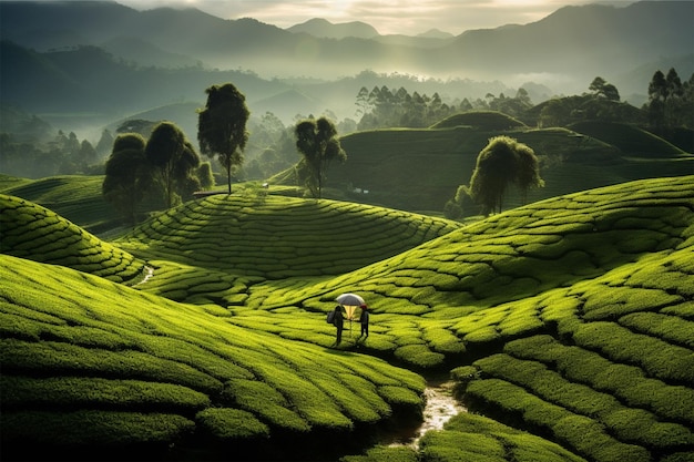 Plantaciones de té