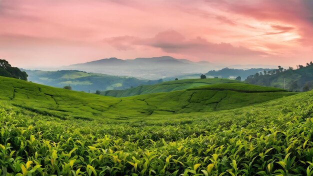 Foto plantações de chá munnar kerala