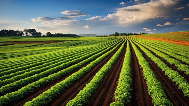 Plantas agrícolas de soja