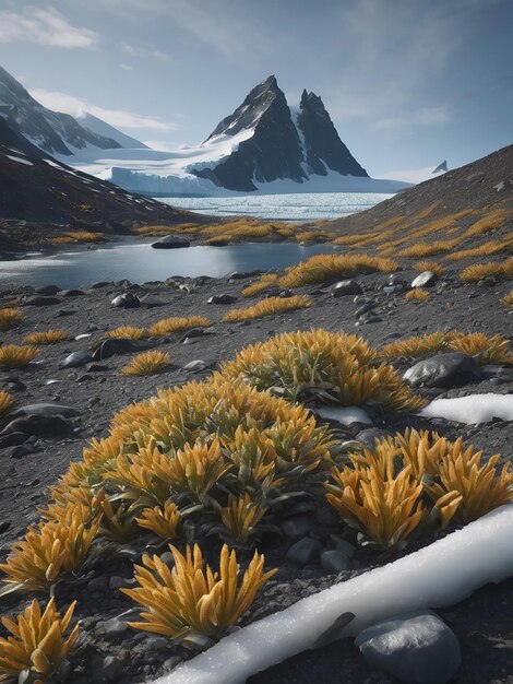 Plantas en la Antártida.