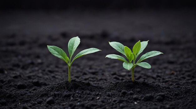 Plantas crescendo moedas crescendo conceito de poupança de dinheiro lucro do investimento