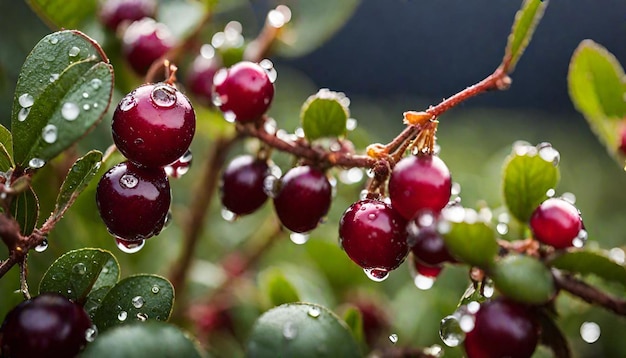 Plantas de cranberries