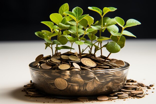 Foto plantas de dinero paso a paso crecer flecha