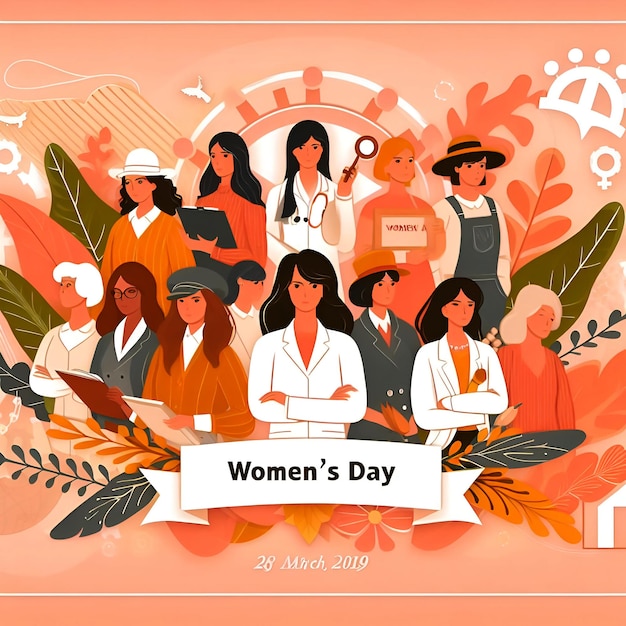Plantilla AI del Día Internacional de la Mujer
