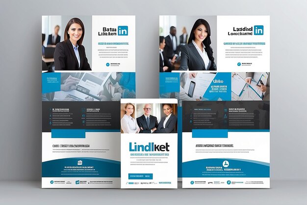 plantilla de banner profesional para la web de linkedin