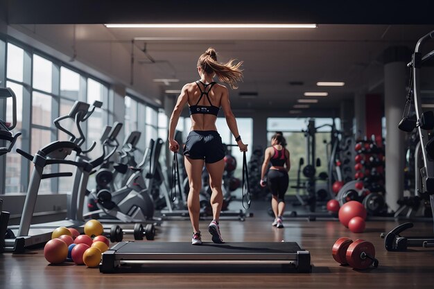 Plantilla de banner web para gimnasios y gimnasios