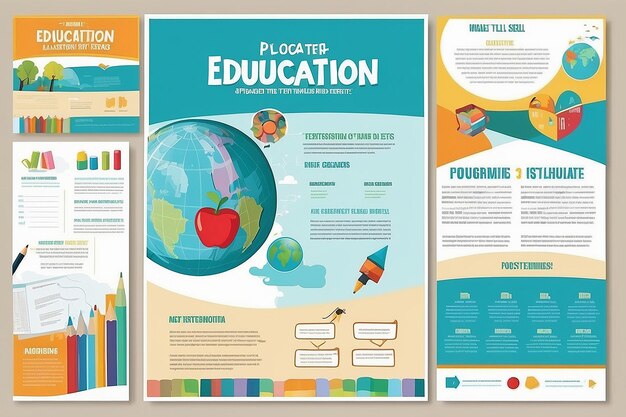 plantilla de cartel para la educación