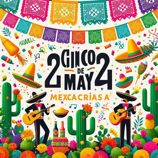 plantilla de Cinco de Mayo