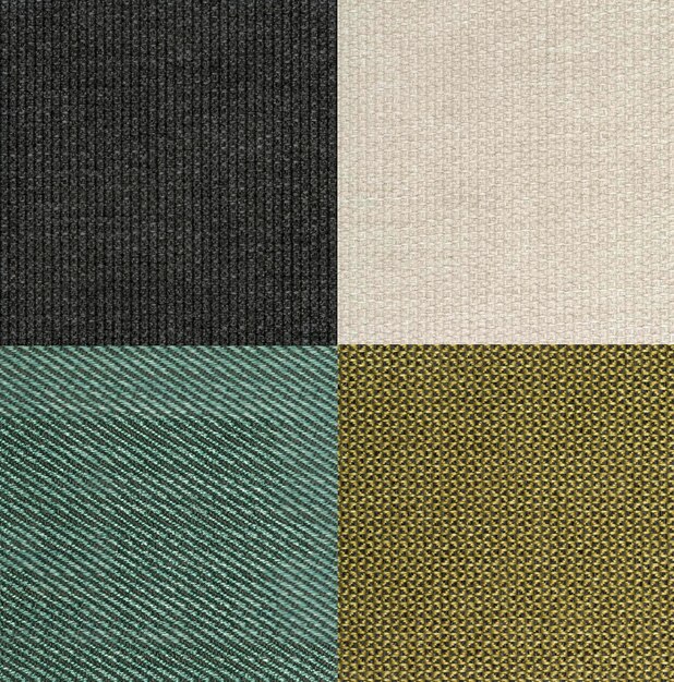 Plantilla de decoración de ilustración de fondo de textura de tela para fines de diseño Conjunto de ilustración 3D de tela de tapicería de colección de tela natural realista