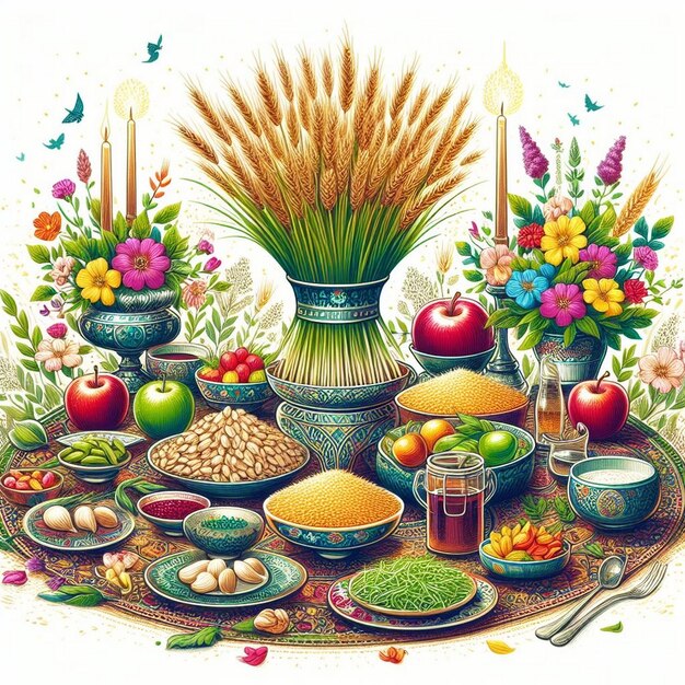 Foto plantilla de diseño de banner del día de nowruz