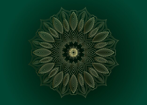 Foto plantilla de diseño de fondo de mandala vectorial gratuita