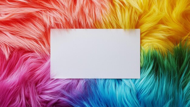 Plantilla de diseño de hojas en blanco creativas de pieles coloridas