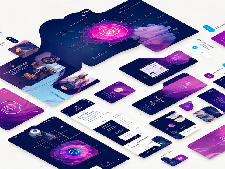 Foto plantilla de diseño de interfaz de usuario moderna mockups ui ux design website design mockups