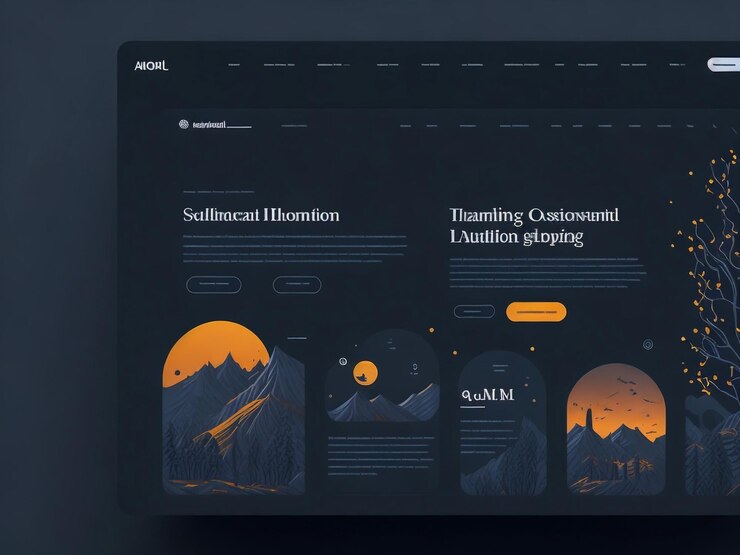 Foto plantilla de diseño de interfaz de usuario moderna mockups ui ux design website design mockups