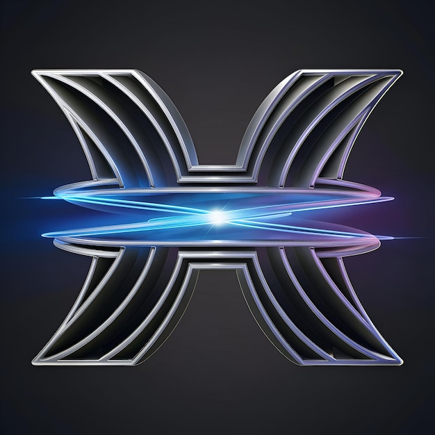 plantilla de diseño de logotipo de gradiente de lujo h