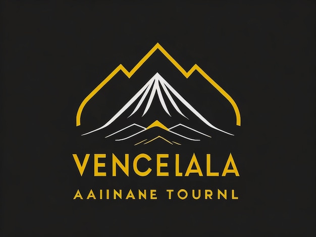 Foto plantilla de diseño de logotipo de montaña negra