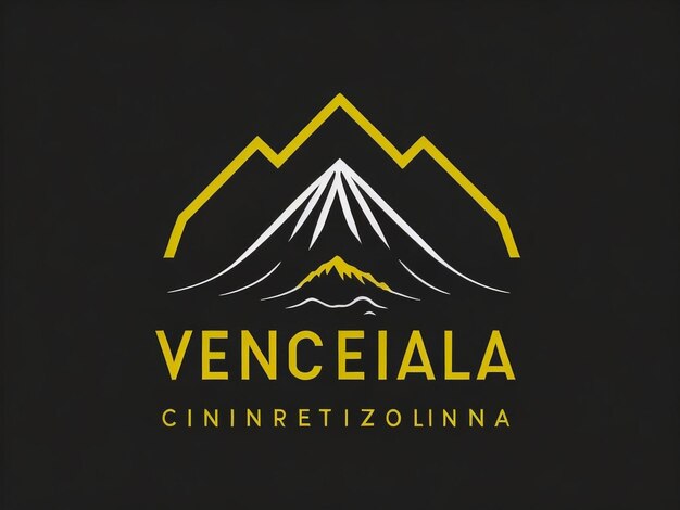 Foto plantilla de diseño de logotipo de montaña negra