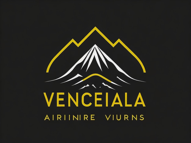 Plantilla de diseño de logotipo de montaña negra