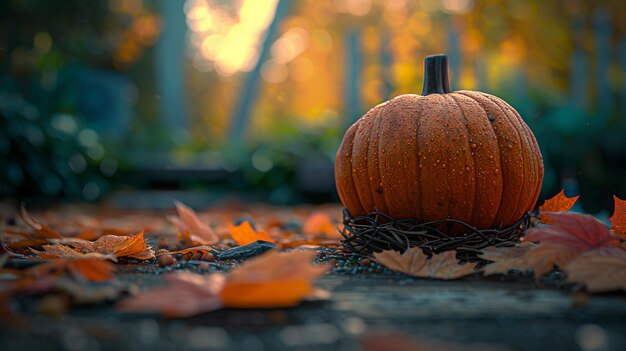 plantilla de fondo de otoño