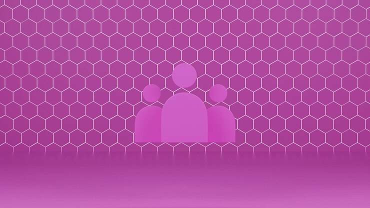 Foto plantilla de imagen de fondo de icono de socialización de grupo de personas 3d