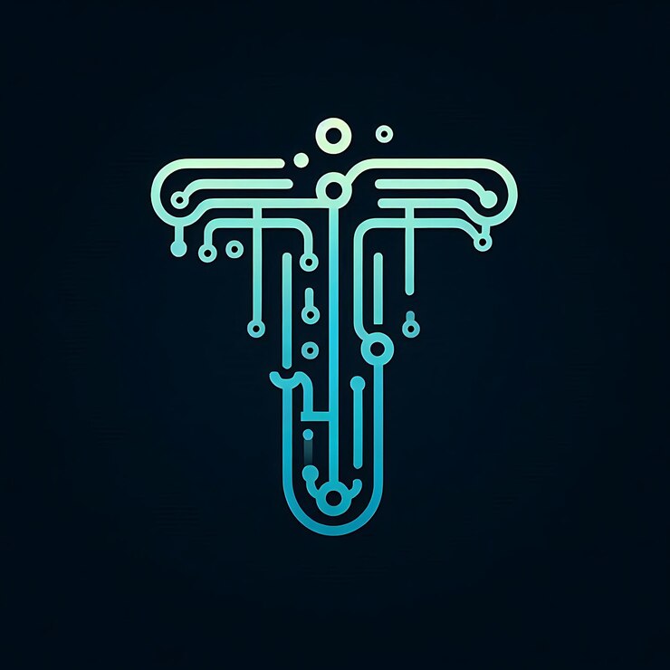 Foto plantilla de logo con degradado con forma abstracta