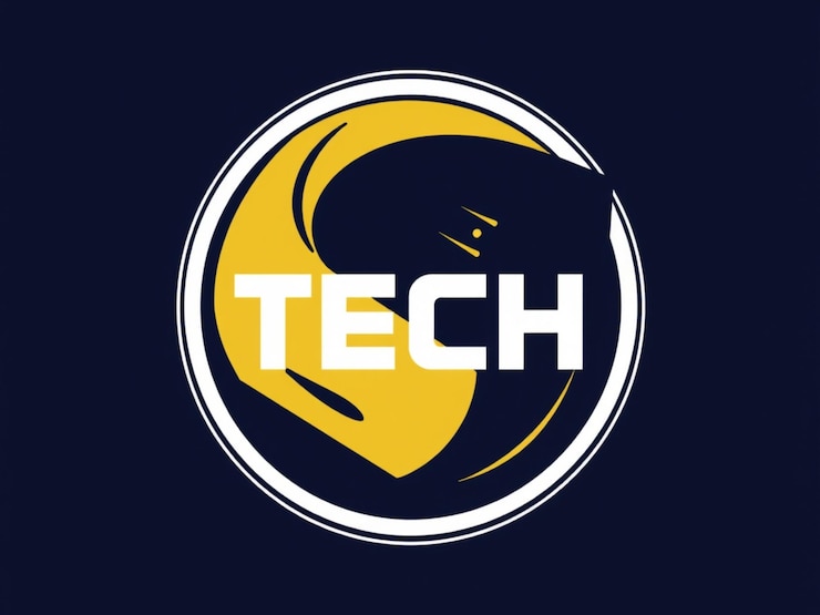 Foto plantilla de logo tecnológico