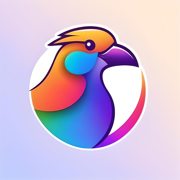 Foto plantilla de logotipo de ave