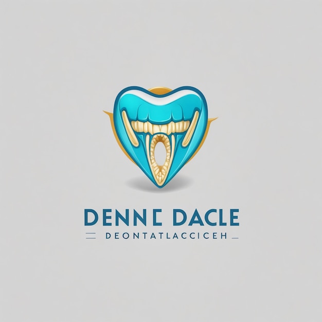 Foto plantilla de logotipo de clínica dental dentofacial para alineación dental