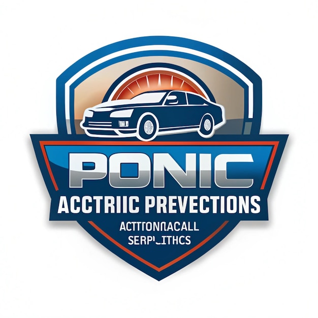 Plantilla de logotipo de concesionario de automóviles degradado