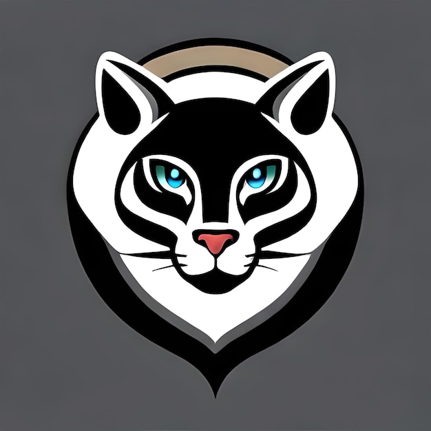 Plantilla de logotipo de puma creativo