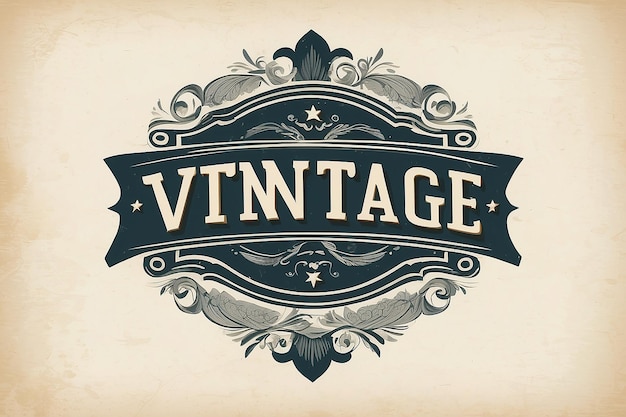 plantilla de logotipo vintage