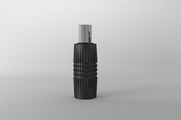 Plantilla de maqueta de botellas renderizadas en 3D