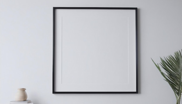 plantilla de maqueta de marco de pared minimalista