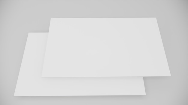 Foto plantilla de maqueta de tarjeta de visita moderna con trazado de recorte diseño de maqueta para presentación marca identidad corporativa publicidad papelería personal diseñadores gráficos presentaciones 3d rendering