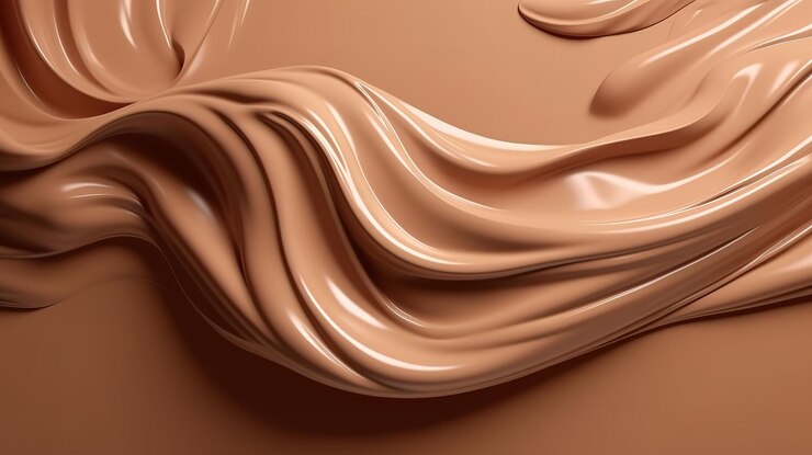 Plantilla mínima cosmética de belleza de maquillaje con espacio de copia Ai generativo