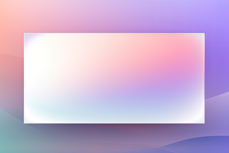 Foto una plantilla de pantalla digital con un fondo degradado en colores pastel diseñada para diseños de sitios web