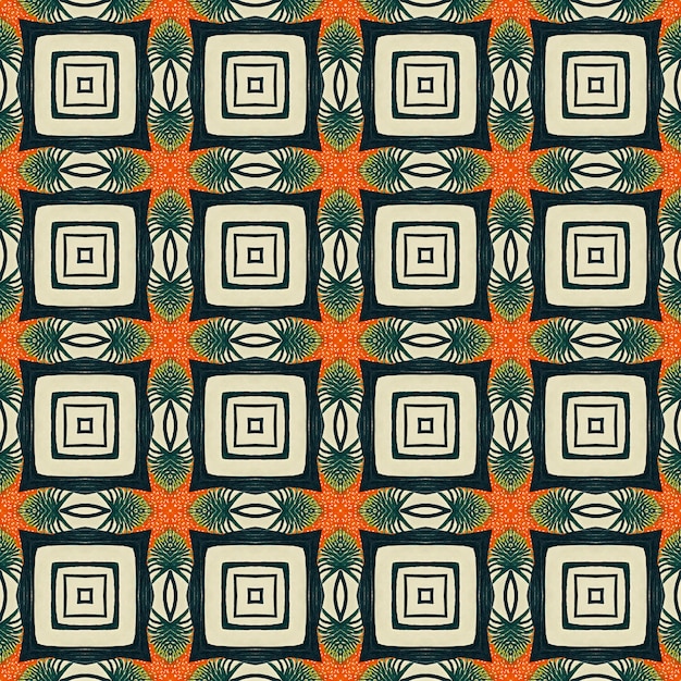 Plantilla de papel de regalo elegante patrón vintage abstracto sin fisuras