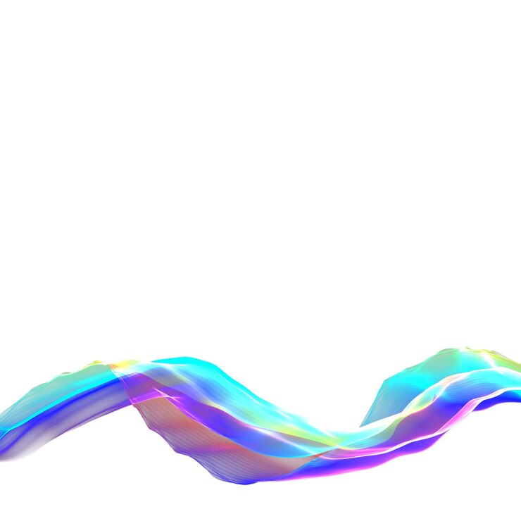 Foto plantilla de papel tapiz de volante de banner de fondo de efecto de onda de línea colorida