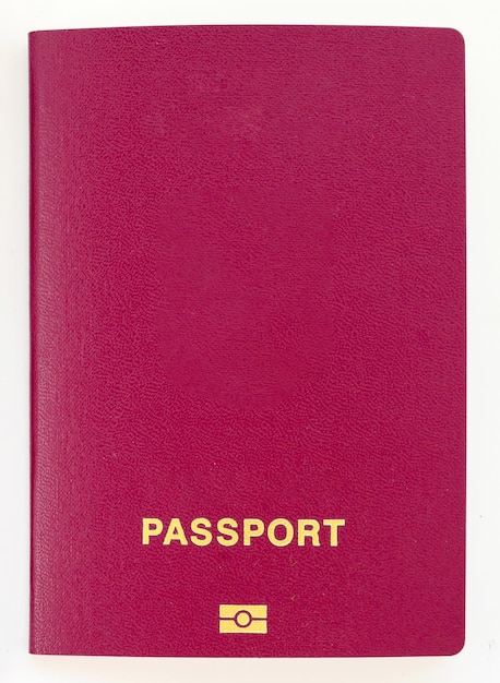 Plantilla de pasaporte biométrico