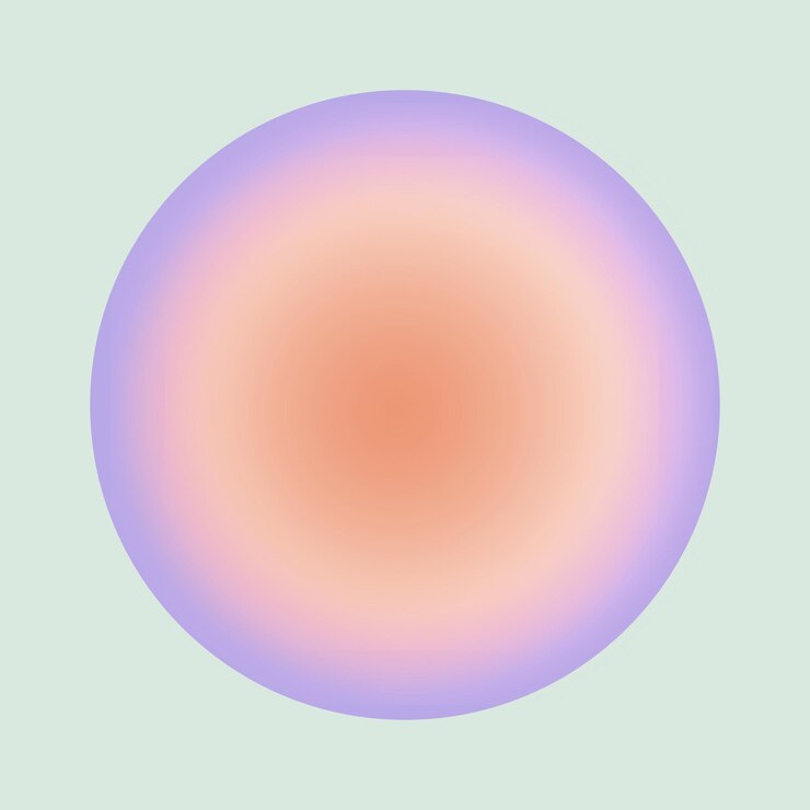 Foto plantilla de portada destacada de instagram con degradado de aura naranja