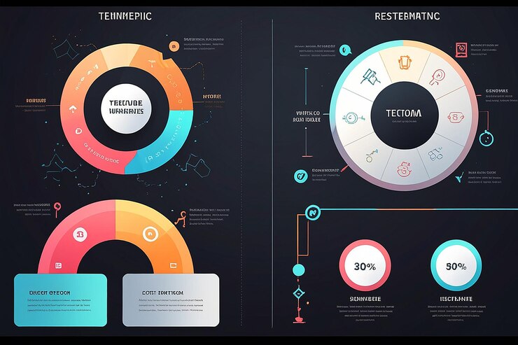 Foto plantilla de presentación de negocios de infografía vectorial conectada con 3 opciones