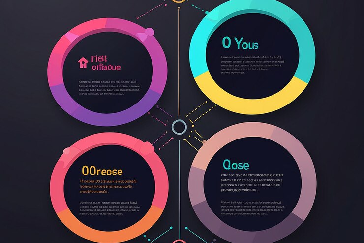 Foto plantilla de presentación de negocios de infografía vectorial conectada con 3 opciones