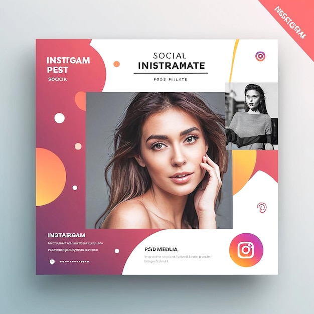 Plantilla de publicación en redes sociales