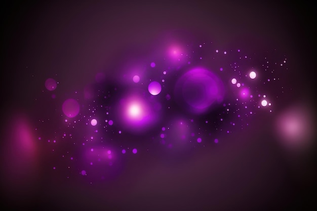 Plantilla púrpura oscura abstracta Una nueva ilustración en color con estilo bokeh Diseño completamente nuevo