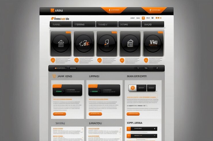 Foto plantilla de sitio web de negocios vector eps 10